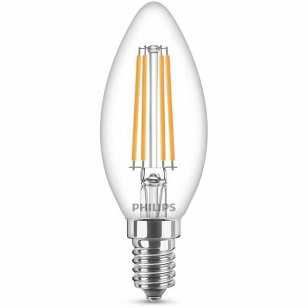 Stearinlys LED Lyspære Philips Equivalent  E14 60 W Hvit E (2700 K)