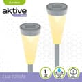 Miniatyrbilde 4 av 6: Solstang for hagen Aktive Plast 6,7 x 39 x 6,7 cm (24 enheter)