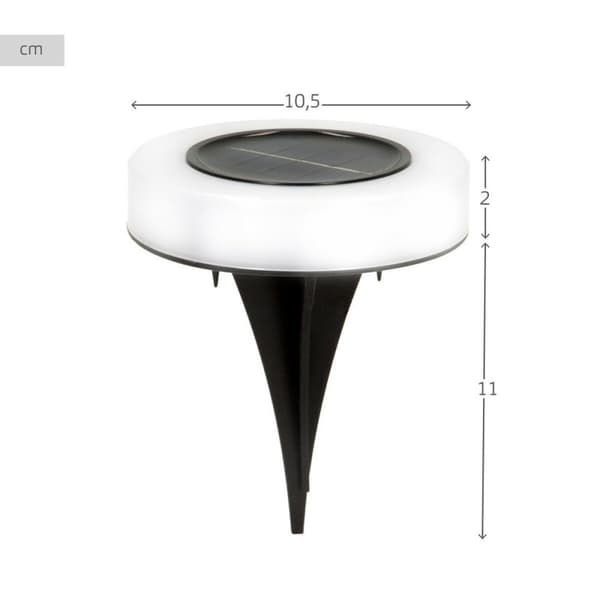 Solstangsett for hagen Aktive 4 Deler ABS 10,5 x 12,5 x 10,5 cm (6 enheter)