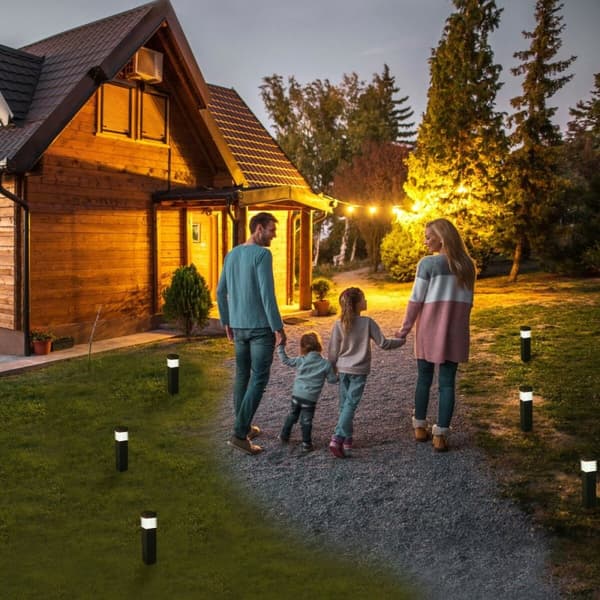 Solstangsett for hagen Aktive 4 Deler Plast 6 x 39,5 x 6 cm (4 enheter)