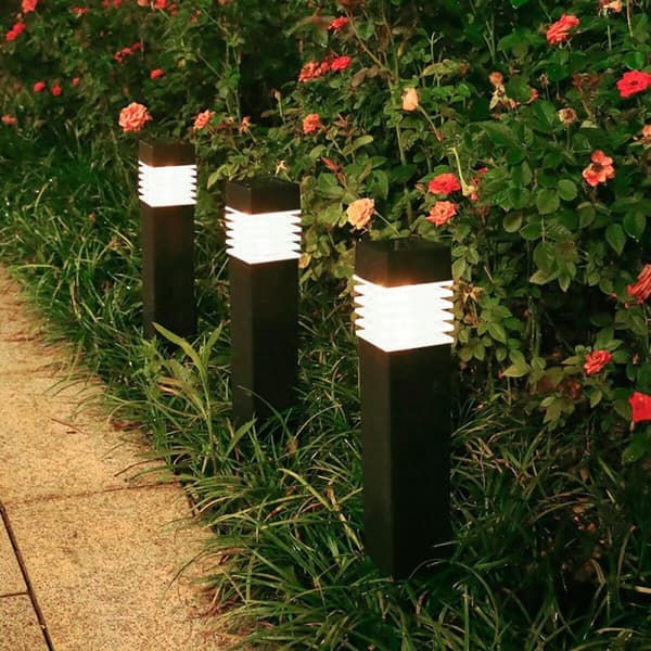 Solstangsett for hagen Aktive 4 Deler Plast 6 x 39,5 x 6 cm (4 enheter)