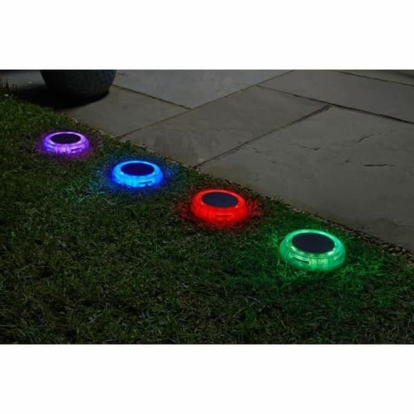 Uppsättning med solcellsstav Super Smart DecorDisk (4 antal)