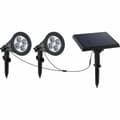 Pikkukuva 1 / 3: Aurinkokenno Lumi Garden Family Spiky 2-in-1 Musta Alumiini Teräs (2 osaa)