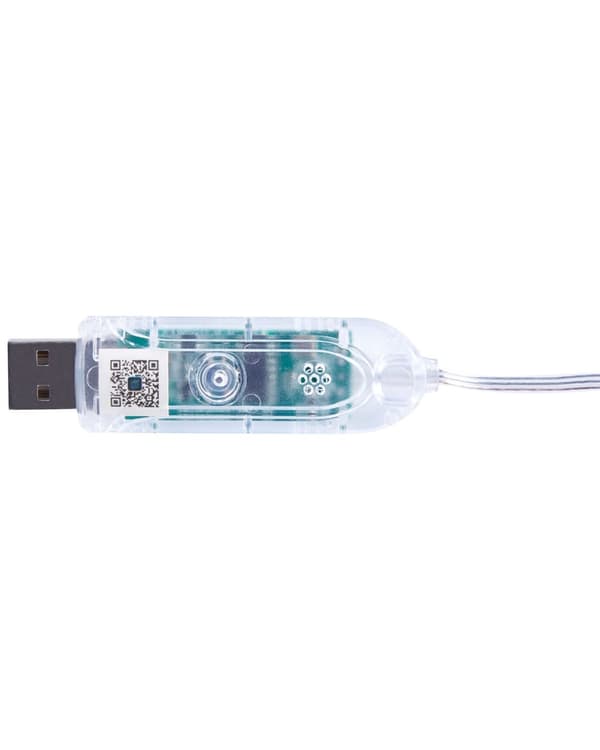 Smart LED-dekorasjon Flerfarget bamse iriserende holografisk RGB med app USB-pulverisert