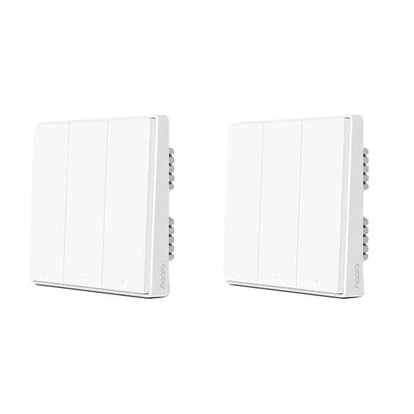 Älykäs Zigbee-seinäkytkin, yhteensopiva Homekitin kanssa, useita näppäinvaihtoehtoja,D1 Ei Neutraali 2KX2