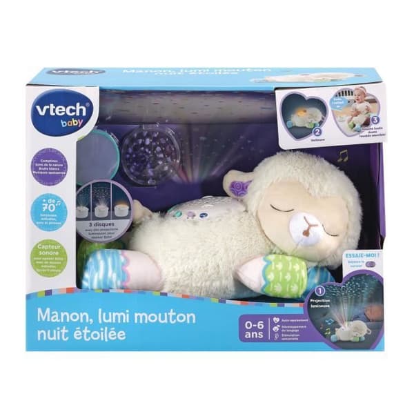 VTECH BABY - Manon, Lumi Mouton Starry Night 3 i 1