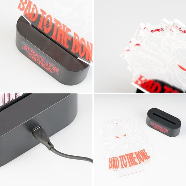 Stranger Things Bad To the Bone Led lamp