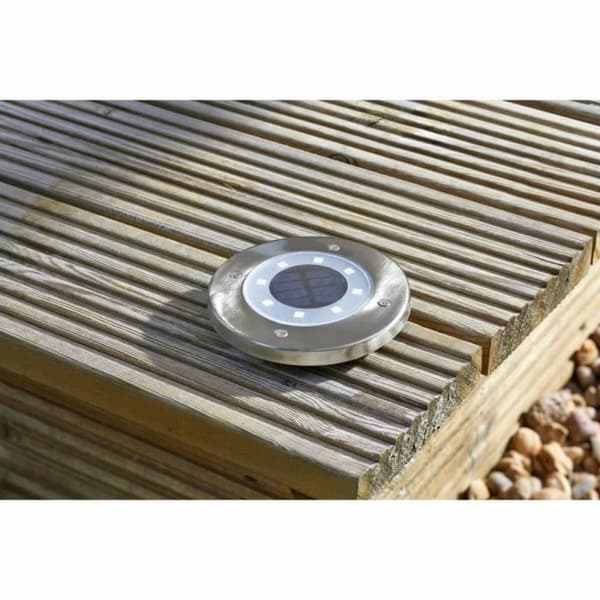 solcellslampo Smart Garden Golv Svart Aluminium (4 antal)