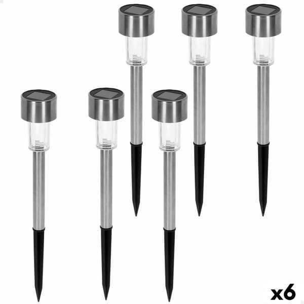 Uppsättning med solcellsstav Aktive 6 Delar Plast 5,5 x 36 x 5,5 cm (6 antal)