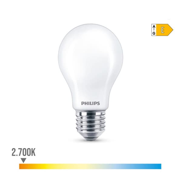 LED-lampa Philips ø 6,6 x 10,4 cm E 8,5 W E27 1055 lm Ø 6 x 10,4 cm (2700 K)