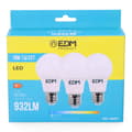Miniatyrbillede 3 af 5: Pakke med 3 LED-lamper EDM 98207 F 60 W 10 W 68 W E27 810 Lm 932 Lm Ø 6 x 10,8 cm (6400 K)