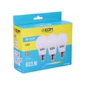 Miniatyrbillede 1 af 5: Pakke med 3 LED-lamper EDM 98207 F 60 W 10 W 68 W E27 810 Lm 932 Lm Ø 6 x 10,8 cm (6400 K)