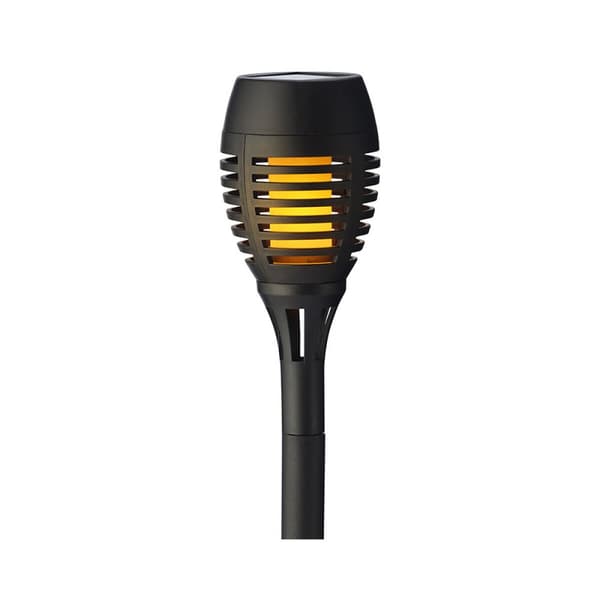 Havefakkel Lumineo Sort Plastik Solar