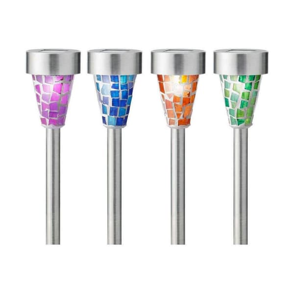 Havefakkel Lumineo 39 cm Multifarvet Solar