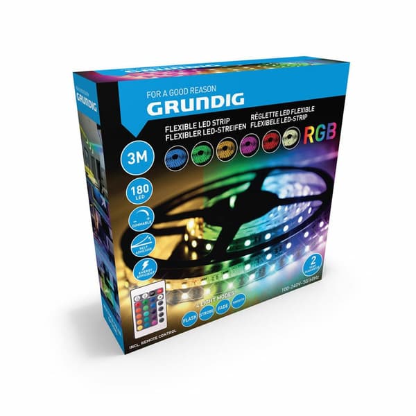 LED-bånd Grundig RGB 180
