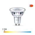 Miniatyrbillede 3 af 5: LED-lampe Philips F 4,6 W GU10 390 lm 5 x 5,4 cm (2700 K)