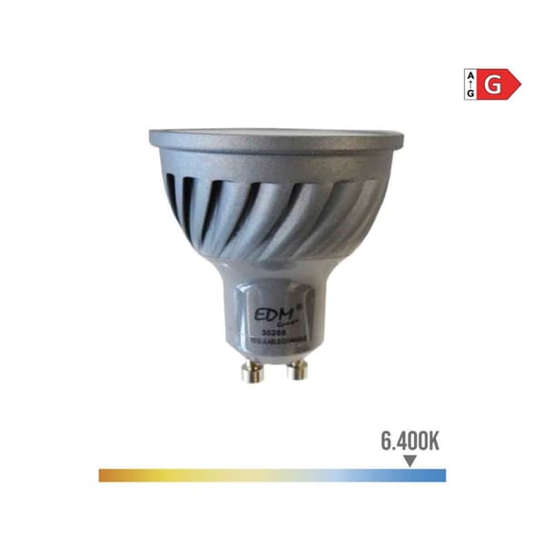 LED-lampe EDM 35288 G 6 W 45 W 42 W GU10 500 lm 480 Lm Ø 5 x 5,5 cm Kan justeres (6400 K)