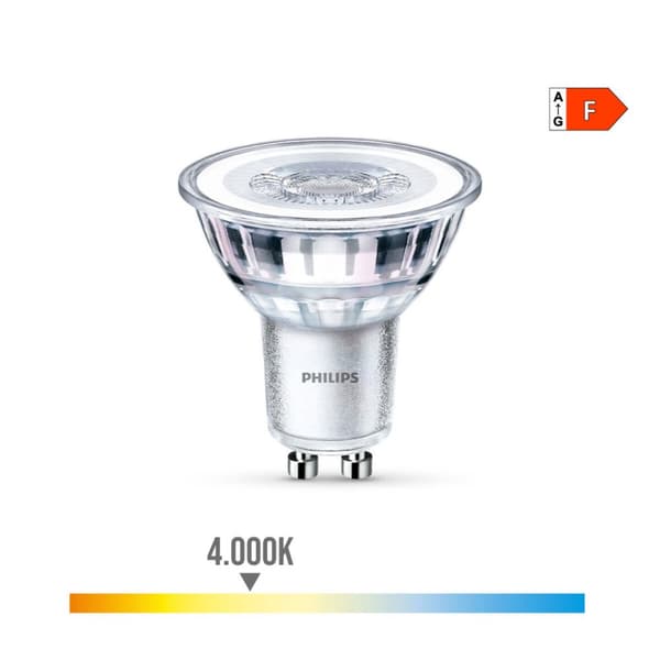 LED-lampe Philips F 4,6 W GU10 390 lm 5 x 5,4 cm (4000 K)