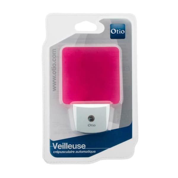 OTIO Automatisk skymningsnattlampa Rosa