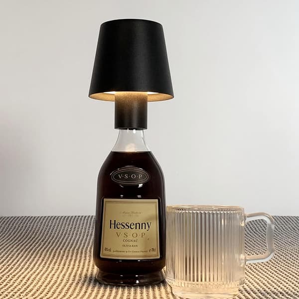Lampskärm för flaska - Svart