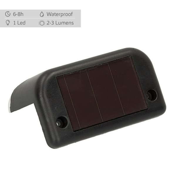 Solcellelampe Aktive 8 x 4,5 x 4 cm (12 enheder)