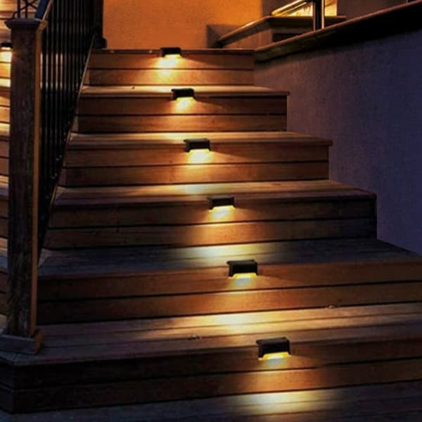 Solcellelampe Aktive 8 x 4,5 x 4 cm (12 enheder)
