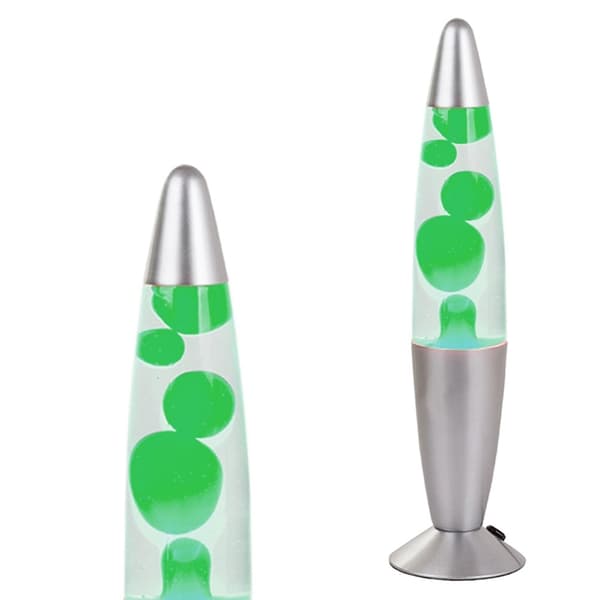 Lavalampa / LED-lampa - 34 cm Grön Lavalampa / LED-lampa - 34 cm Grön