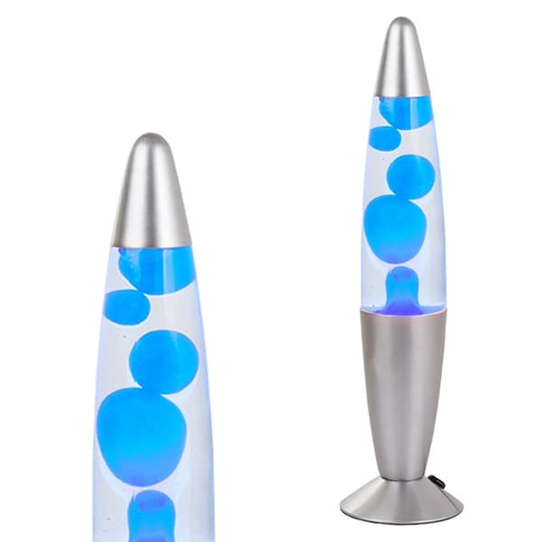 Lavalampe / LED-lampe - 34 cm Blå Lavalampe / LED-lampe - 34 cm Blå