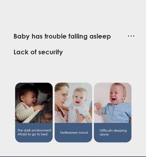 Baby White Noise och musikaliskt och självlysande babynattljus, babyprojektorleksak med 10 vaggvisor för sömn, originalpresent