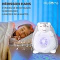 Miniatyrbild 5 av 6: Babyvitt brus och musikaliskt och självlysande nattljus för baby, projektorleksak med 10 vaggvisor för att sova, originalpresent till nyfödd