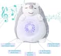 Miniatyrbild 2 av 6: Babyvitt brus och musikaliskt och självlysande nattljus för baby, projektorleksak med 10 vaggvisor för att sova, originalpresent till nyfödd