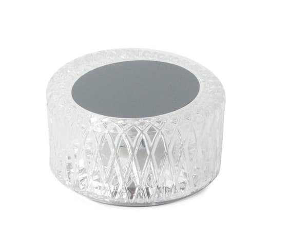 Krystallbordlampe i LED med RGB-belysning