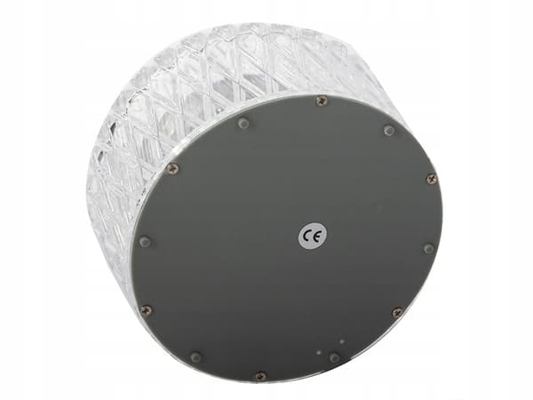 Krystallbordlampe i LED med RGB-belysning
