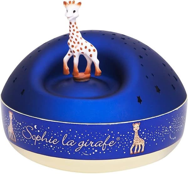 Sophie La Girafe Musical Star Projektor Nattlampa - BYXA - Ø12cm - Blå - Batterier