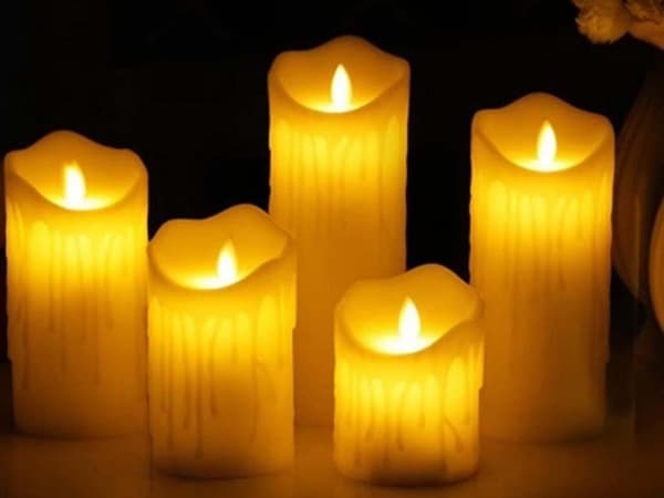 Batteridrivet Värmeljus / LED-ljus