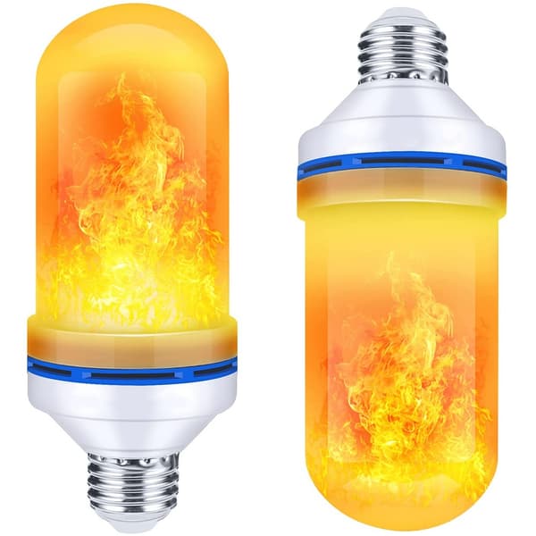 LED-lampa E27 sockel - Realistisk flameffekt