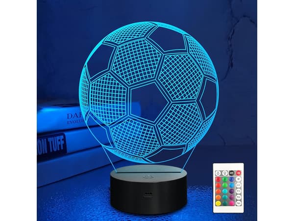 Nattlampa Fotboll / Bordslampa - RGB
