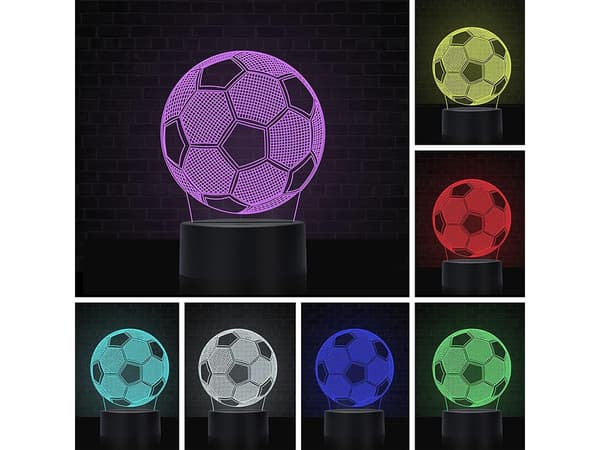 Nattlampa Fotboll / Bordslampa - RGB