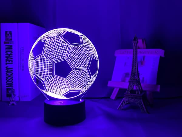 Nattlampa Fotboll / Bordslampa - RGB