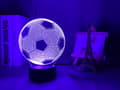 Miniatyrbillede 8 af 8: Nattlampa Fotboll / Bordslampa - RGB