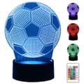 Miniatyrbillede 1 af 8: Nattlampa Fotboll / Bordslampa - RGB