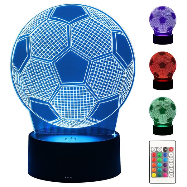 Nattlampa Fotboll / Bordslampa - RGB