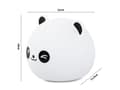 Miniatyrbillede 3 af 3: RGB LED-lampa / Trådlös Nattlampa - Panda