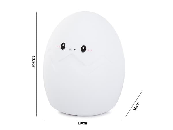 RGB LED-lampe / Fjernstyrt Nattlampe – Egg