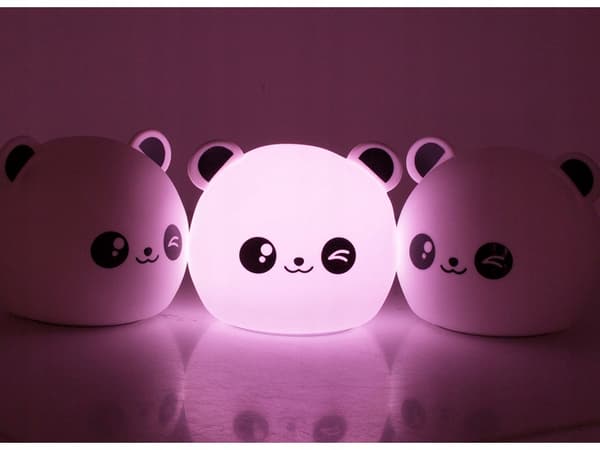 Trådlös RGB LED-lampa / Nattlampa med Touchfunktion - Panda