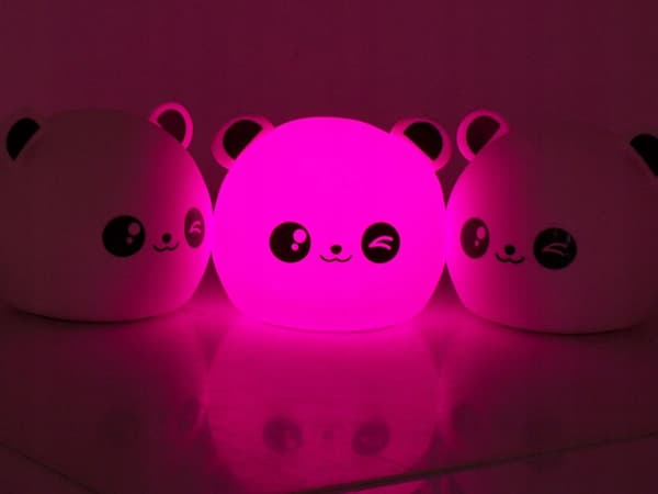 Trådlös RGB LED-lampa / Nattlampa med Touchfunktion - Panda