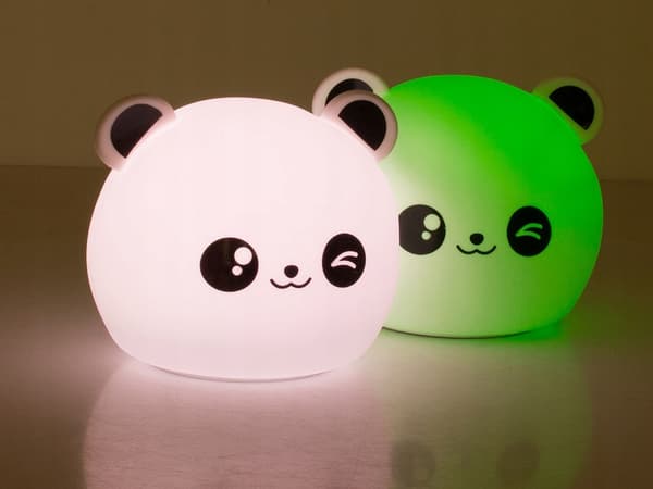 Trådlös RGB LED-lampa / Nattlampa med Touchfunktion - Panda