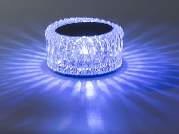 Fjärrstyrd LED-lampa - Bordslampa Kristall - RGB
