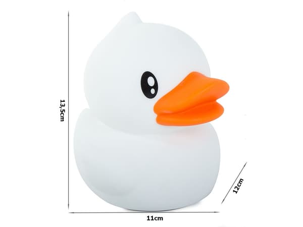 Trådlös RGB LED-lampa / Fjärrstyrd Nattlampa - Anka