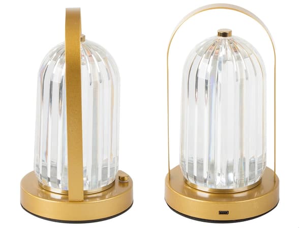 LED Kristall Lampa / Bordslampa / Nattlampa - 3 ljuslägen